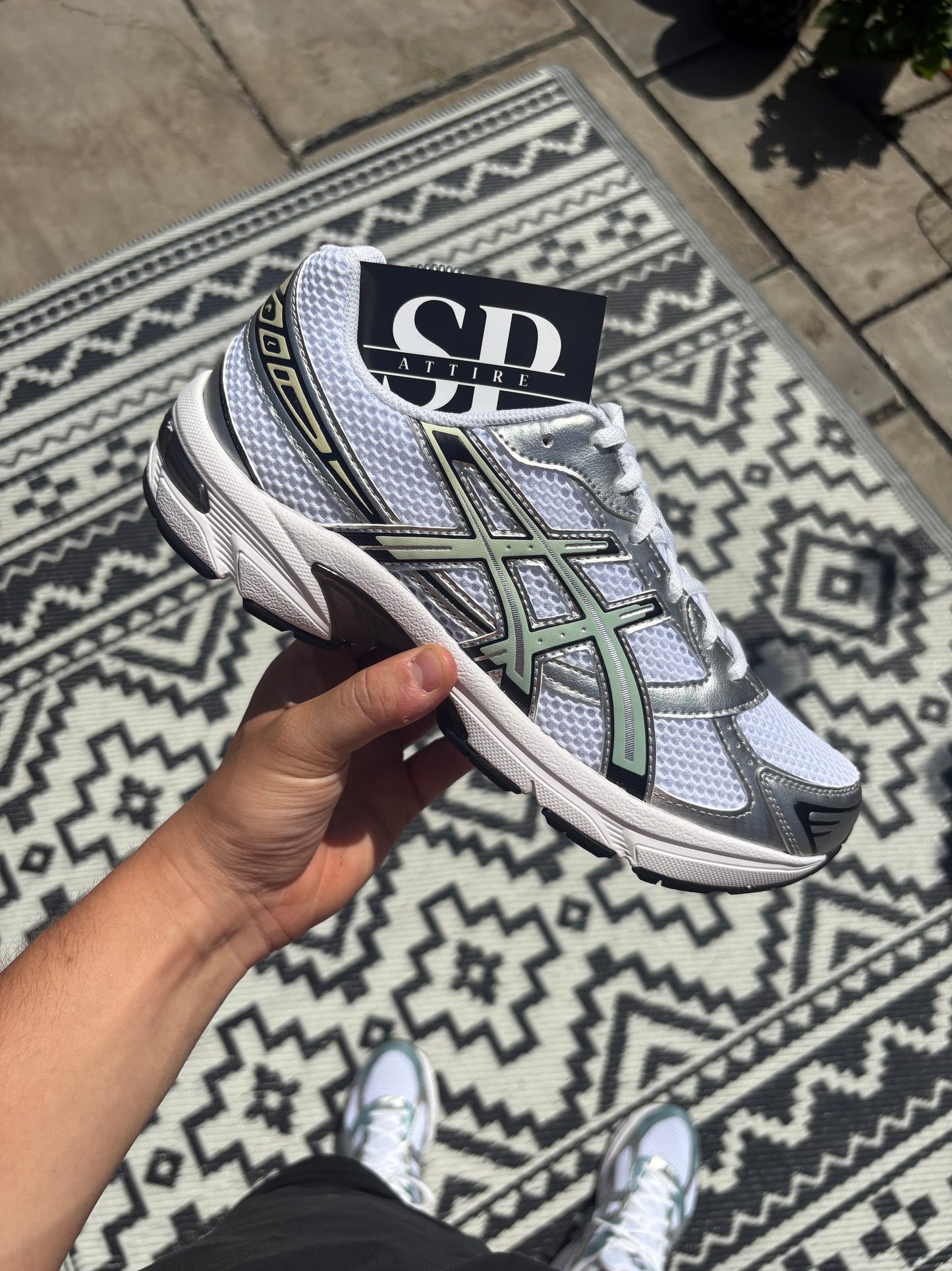 ASICS gel 1130 white/verdigris