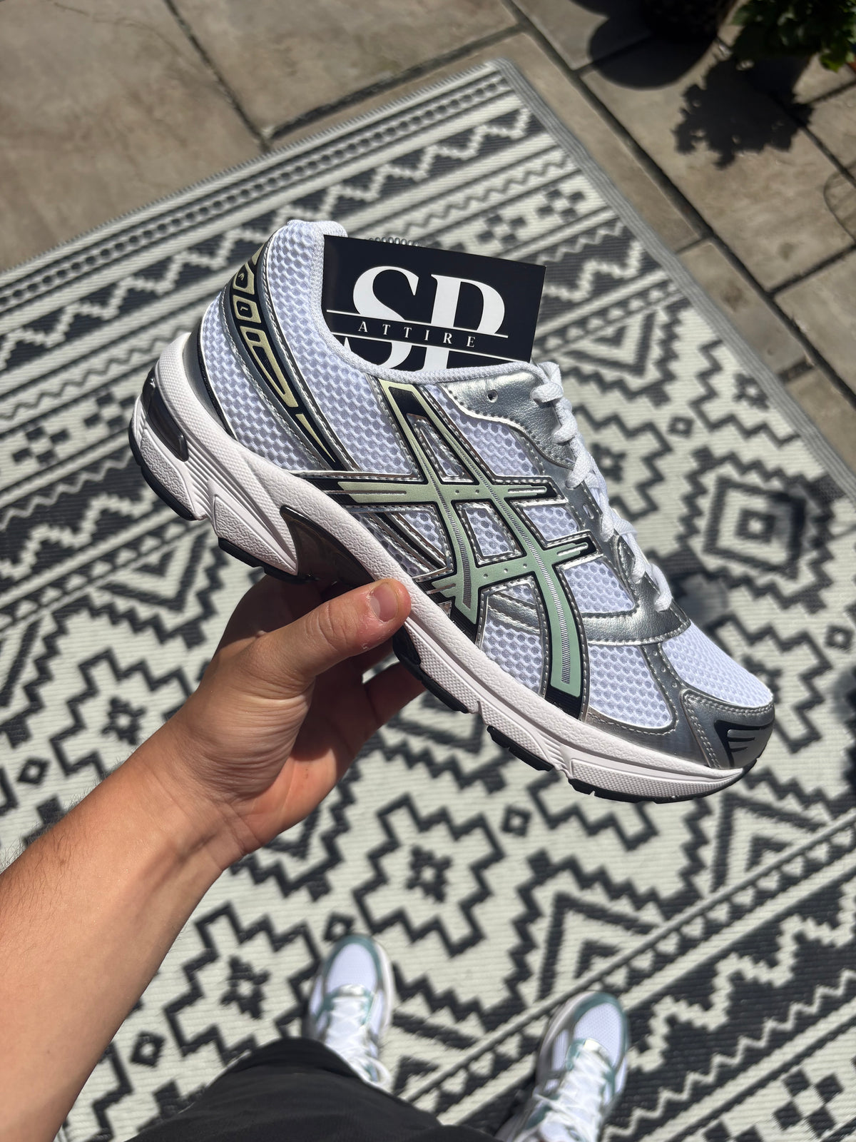 ASICS gel 1130 white/verdigris